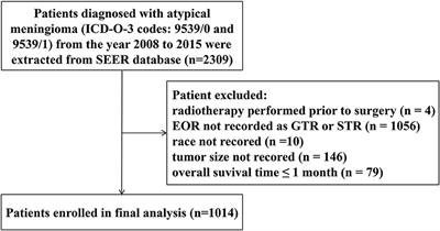 Effectiveness of Postoperative Radiotherapy on Atypical Meningioma Patients: A Population-Based Study